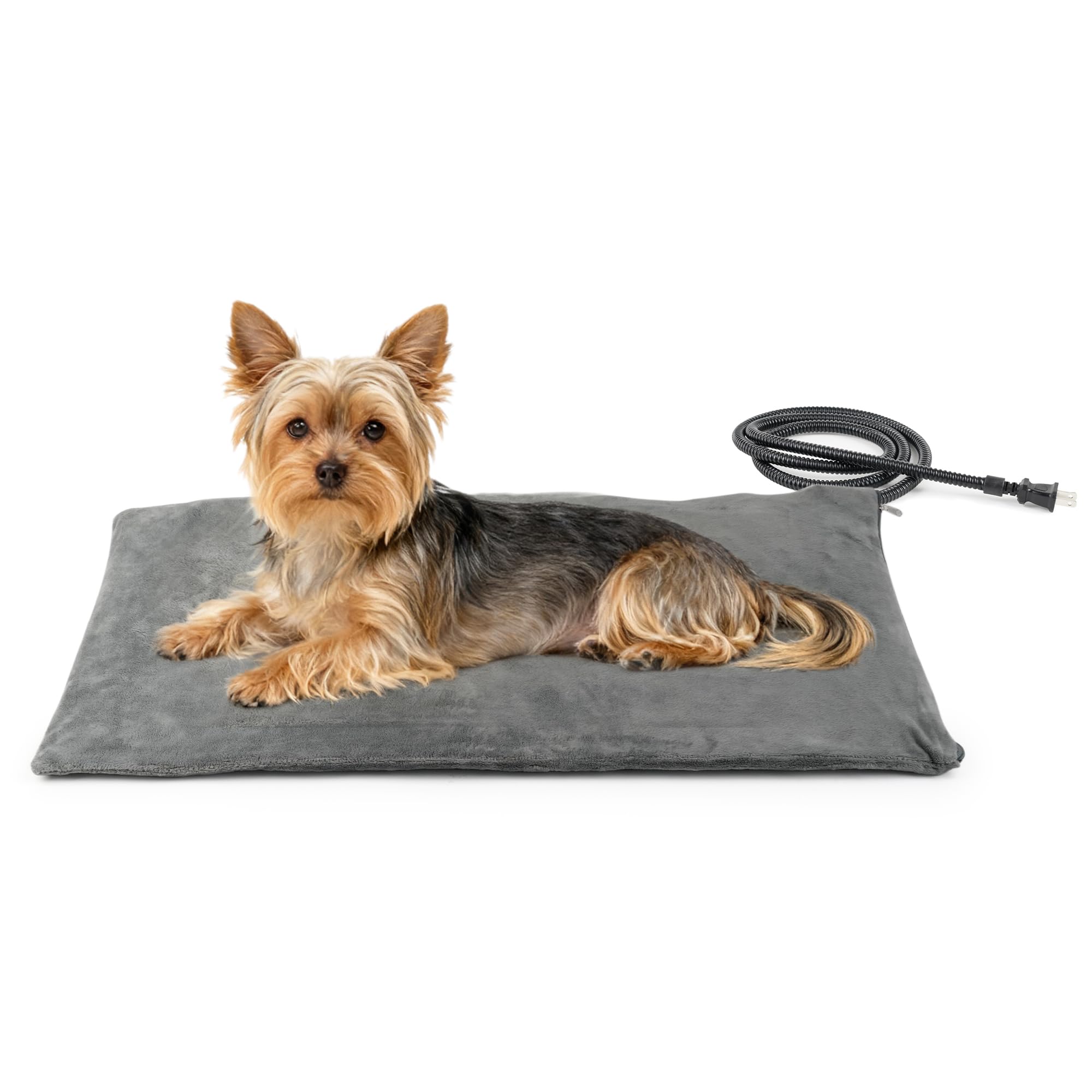 NICREW pet heating pad closeup fleece texture for cozy warmth.