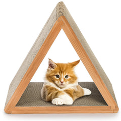 Nicunom large cardboard scratch pad offers roomy surface for lounging and claw sharpening