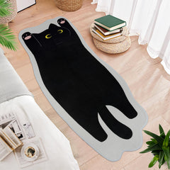 NIGOWAYS Cat Mat with stretched-cat design adds welcoming indoor charm at entrances.