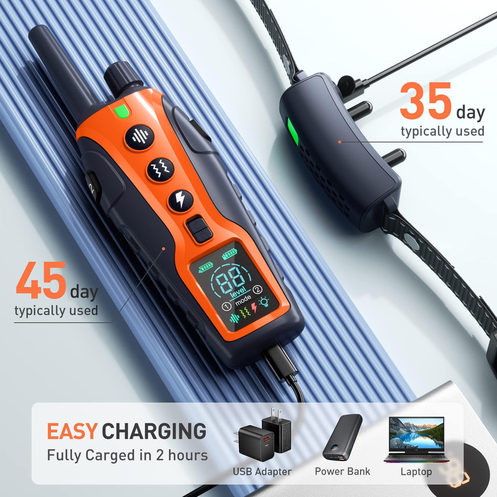Nikketta keypad-lock feature on dog training collar to prevent accidental triggers