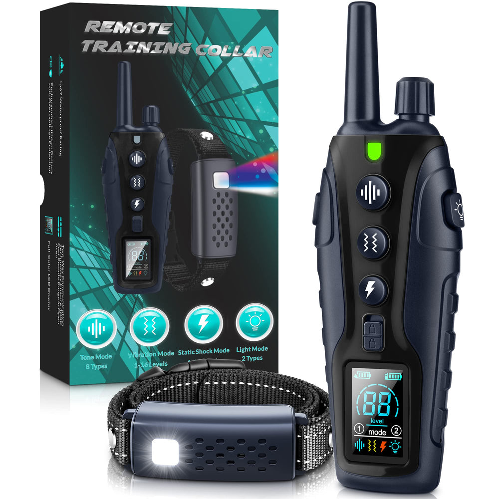 Nikketta dog training collar remote control enables long-range recall with adjustable settings