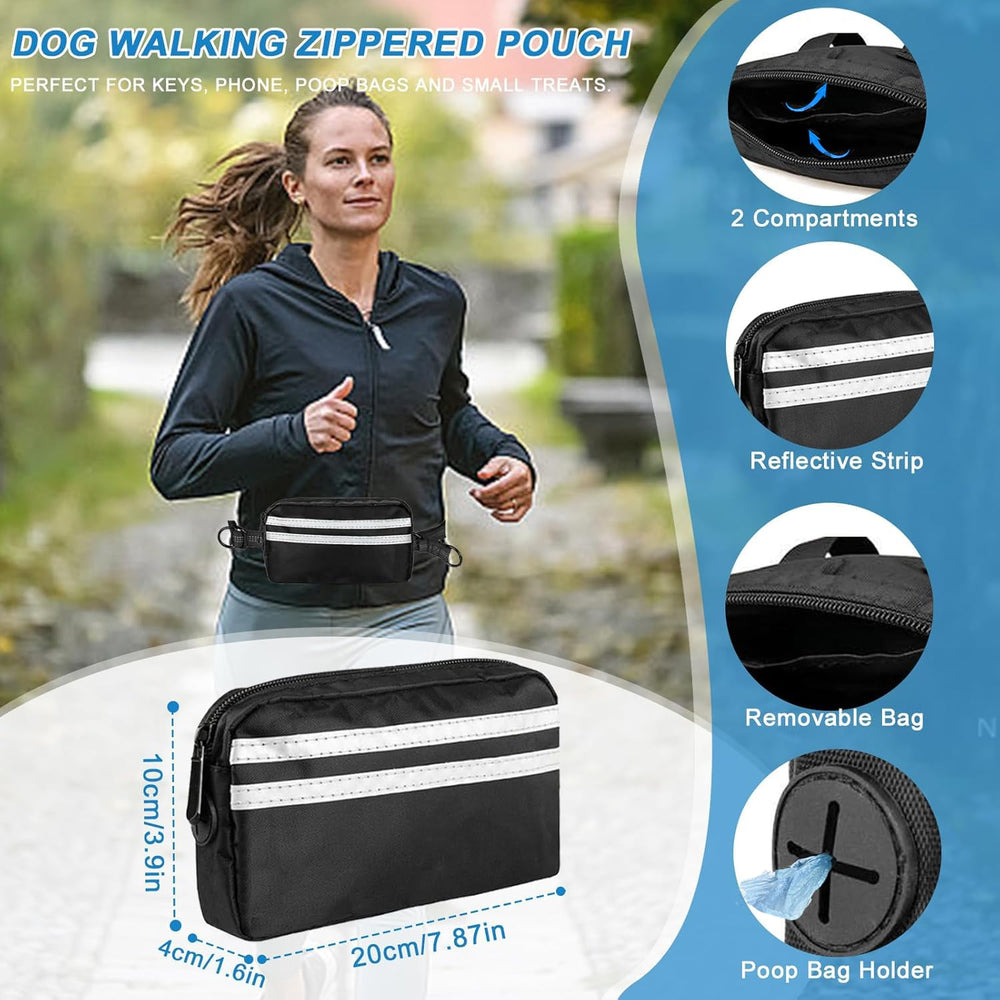NimbiePets adjustable waist belt 27-55 inches fits a range of body sizes.