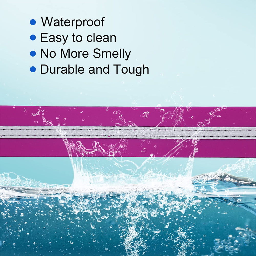 NIMBLE dog collar reflective-cloth-stripe boosts visibility during dawn or dusk walks.