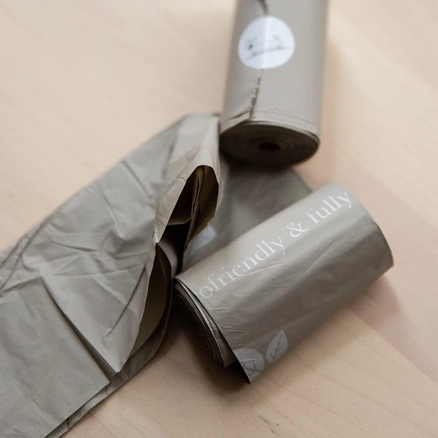 Nina Woof rolls fit standard dispensers for convenient walks