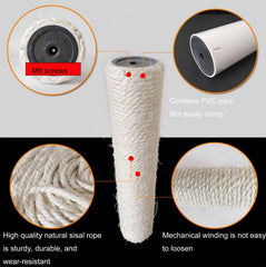 NINGVIHE screws included for sturdy, easy cat-tree assembly