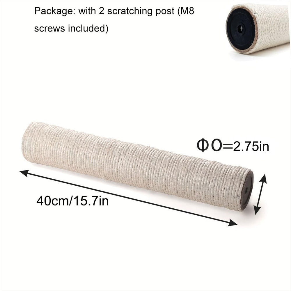 NINGVIHE natural sisal texture provides durable claw-sharpening surface