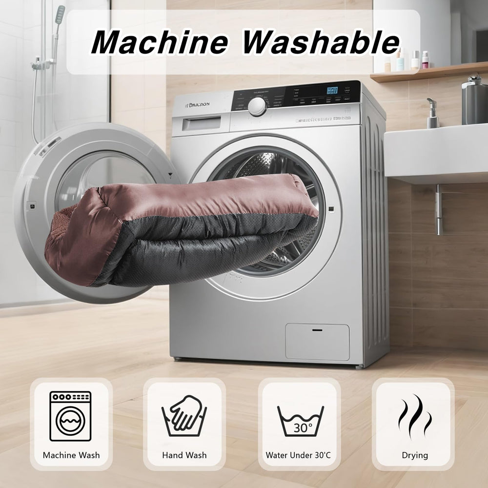 NIRDOG washable dog bed is machine-friendly for quick, hassle-free cleaning.