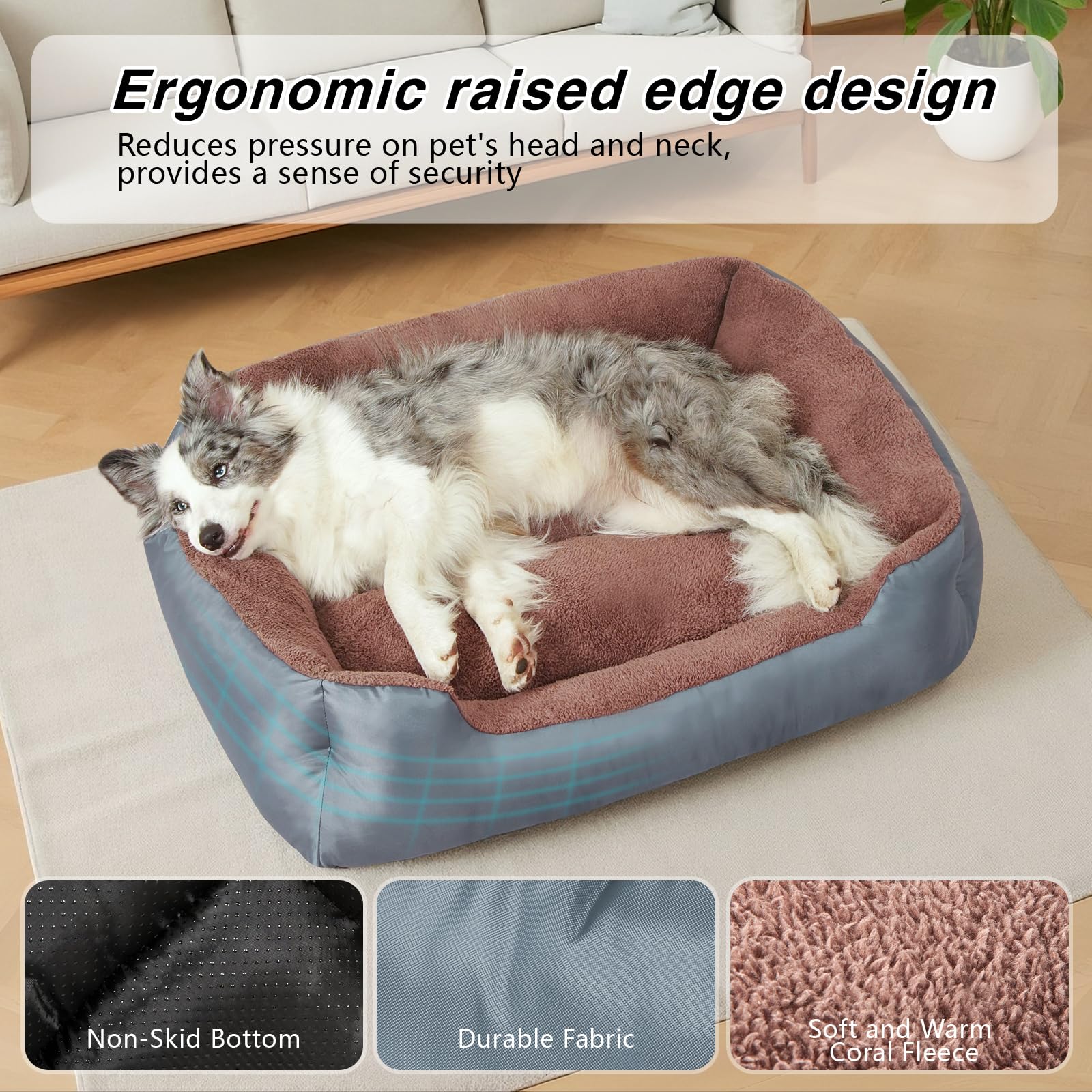 NIRDOG bed machine-washable cover for easy cleaning