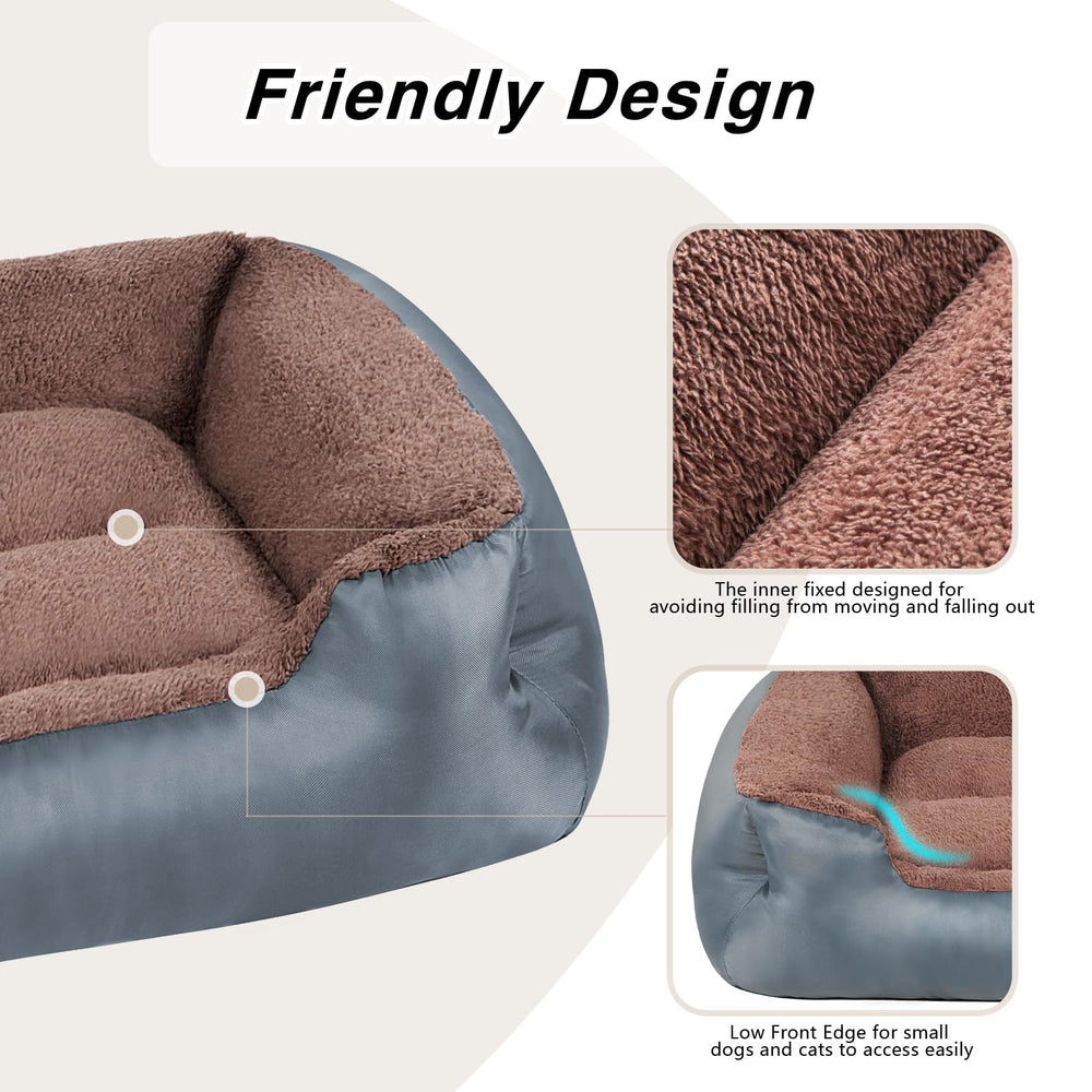 NIRDOG bed nonslip bottom keeps bed from sliding on floors