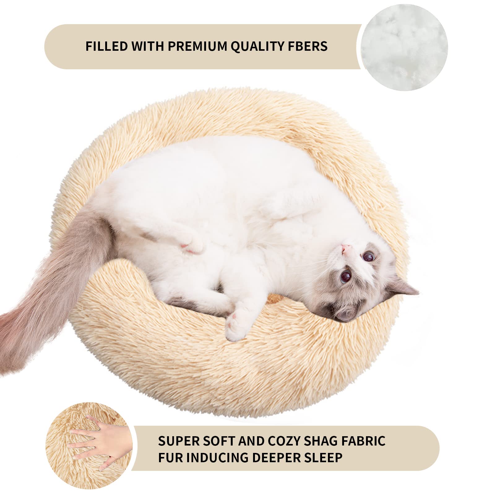 Nisrada 24-inch bed shown for kittens and puppies, ideal travel use
