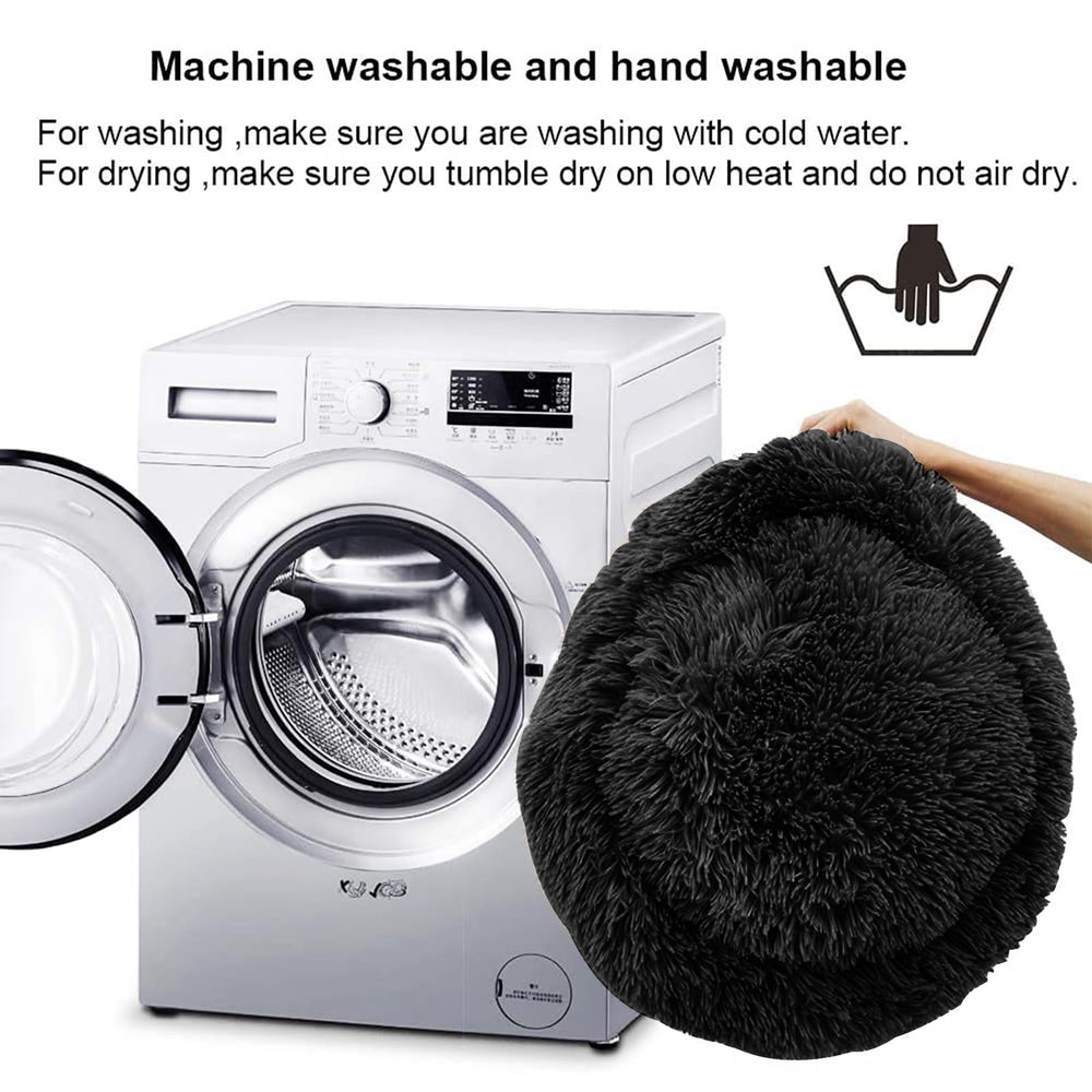 Cama Nisrada de peluche suave, sensación cálida para gatos.
