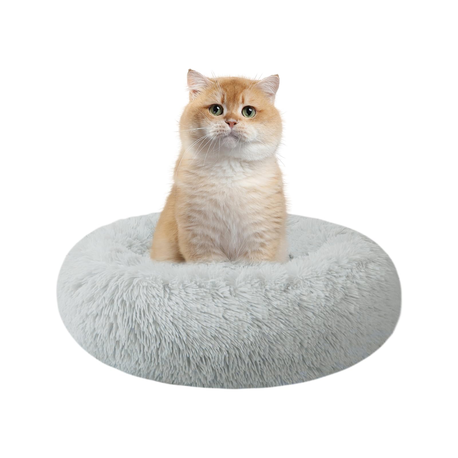 Cama Nisrada para gato, vista lateral, refugio cómodo para descanso
