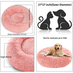 Nisrada dog bed anti-slip bottom helps stay in place.