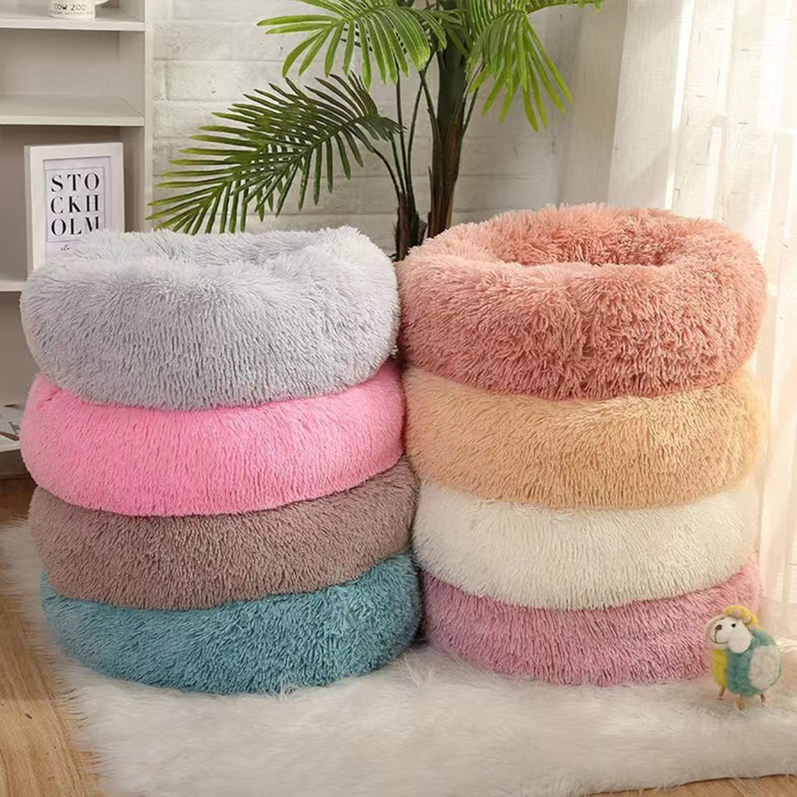 Nisrada dog bed ideal for puppies and kittens seeking calm naps.