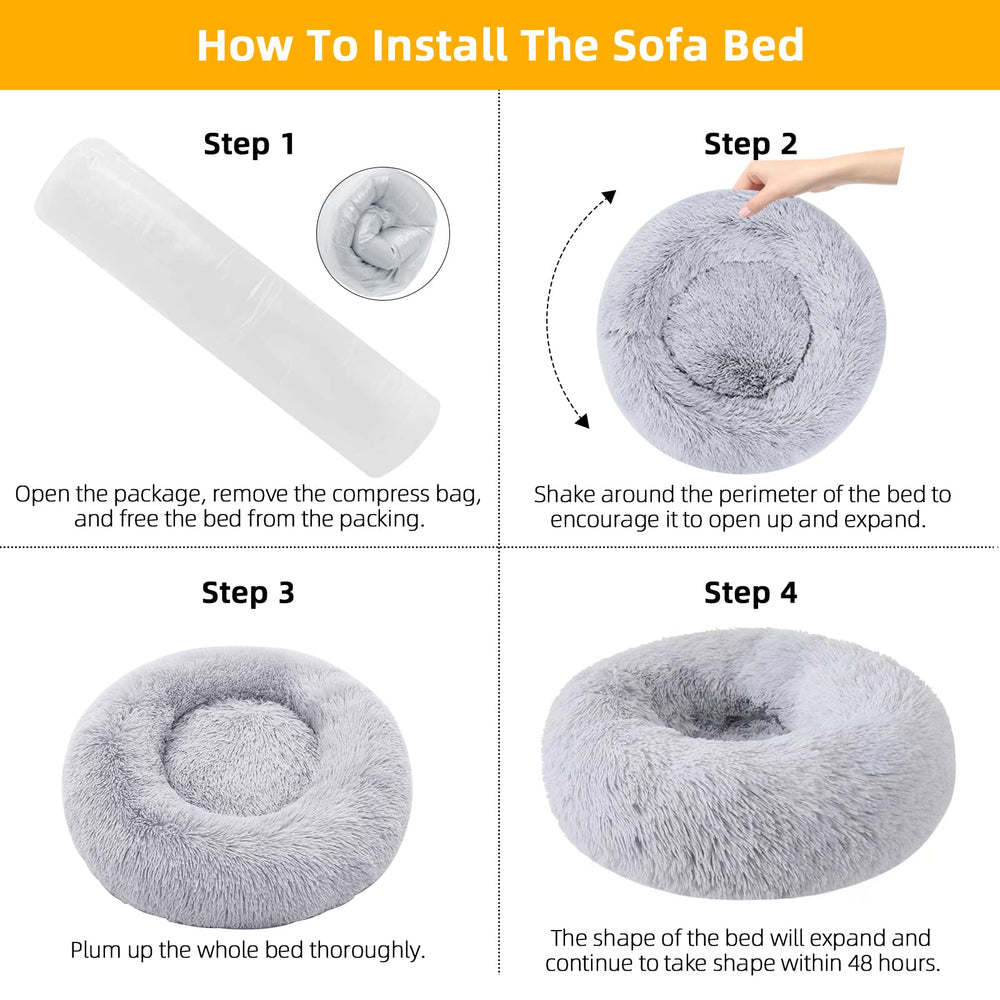 Nisrada dog bed 30-inch version suits medium to large dogs.