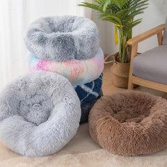 Nisrada dog bed anti-slip bottom keeps it in place on floors.