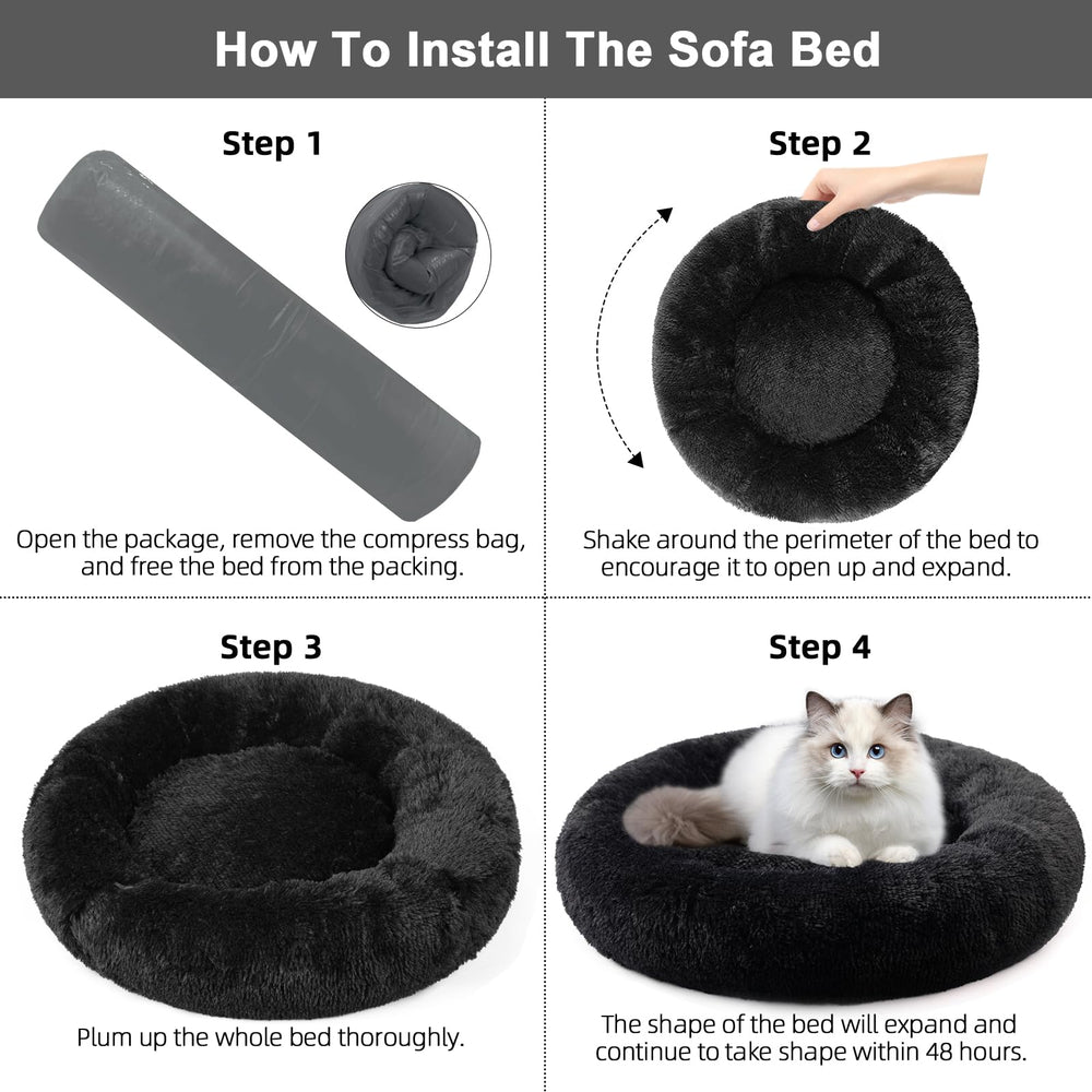 Nisrada dog bed is machine-washable for easy cleaning