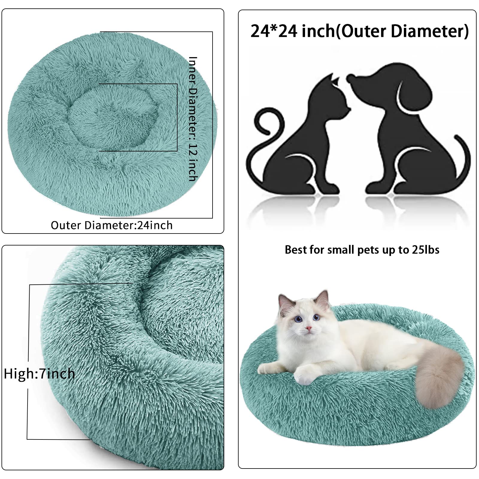 Nisrada dog bed washable design for easy care and quick cleaning.