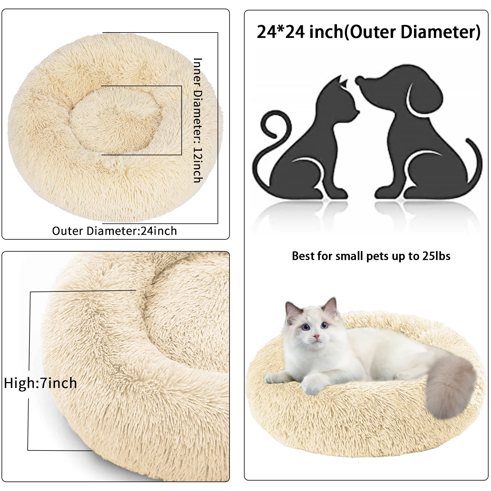 Nisrada pet bed easy-clean design simplifies washing and upkeep.