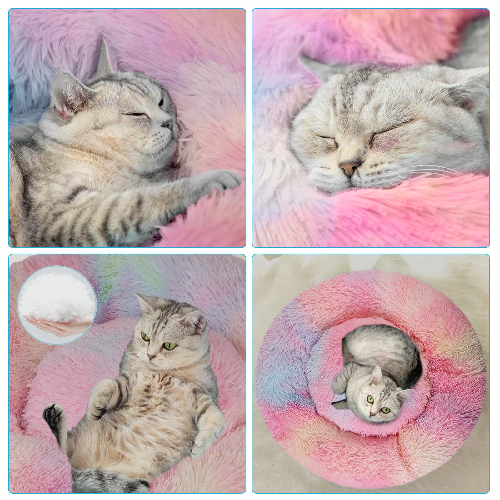 Nisrada bed filled with premium PP cotton for plush comfort.