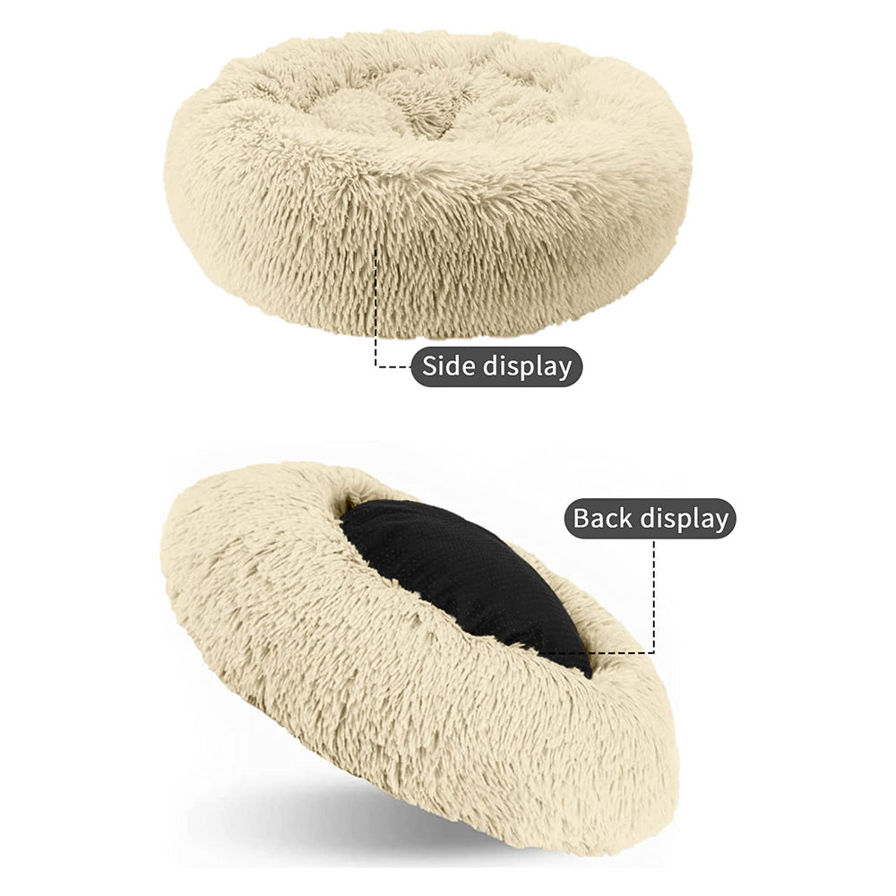 Nisrada pet bed premium-pp-cotton-fill cushions pets with plush support.