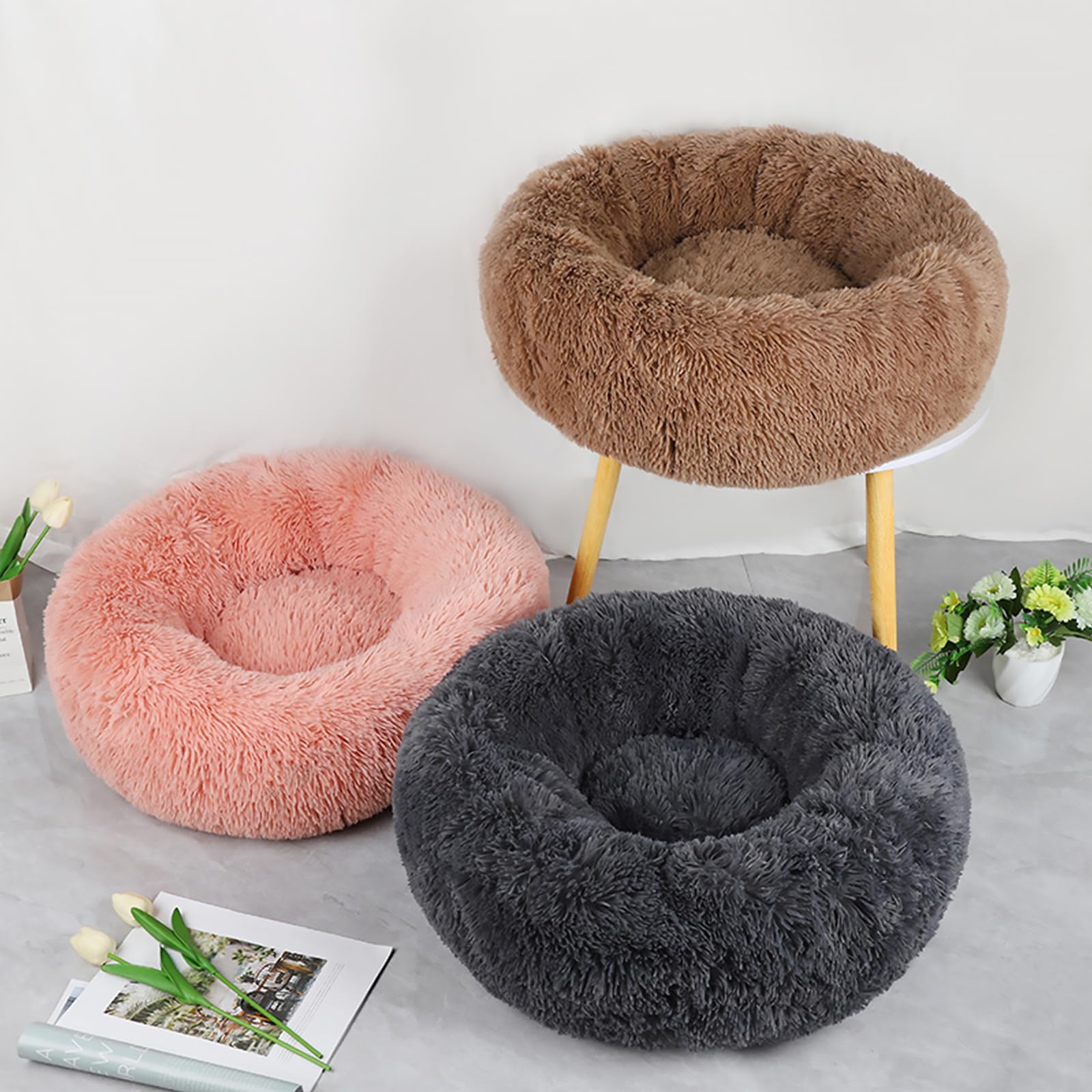 Nisrada portable pet bed lightweight for moving between rooms