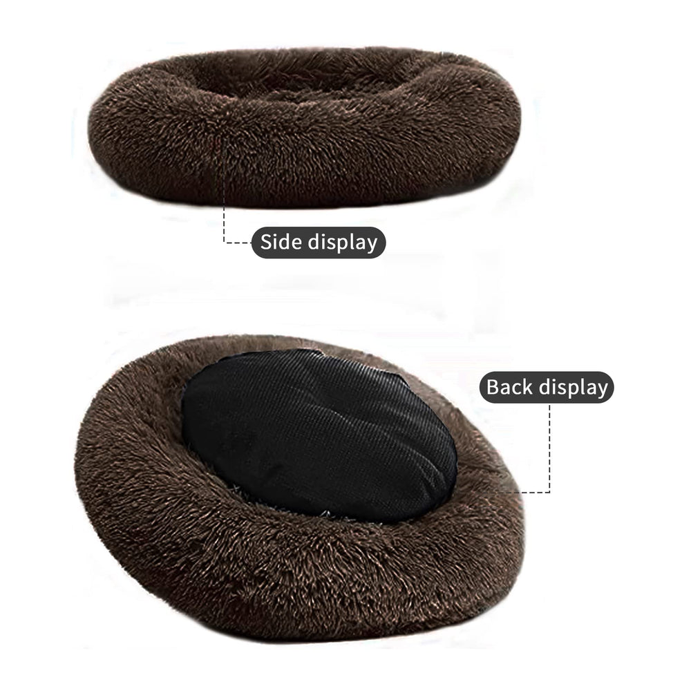 Nisrada dog bed anti-slip bottom keeps it in place on floors and seats