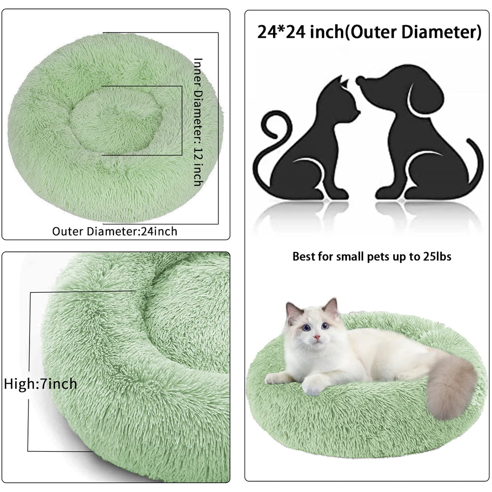 Nisrada 27-inch bed suits cats and dogs up to 35 pounds.