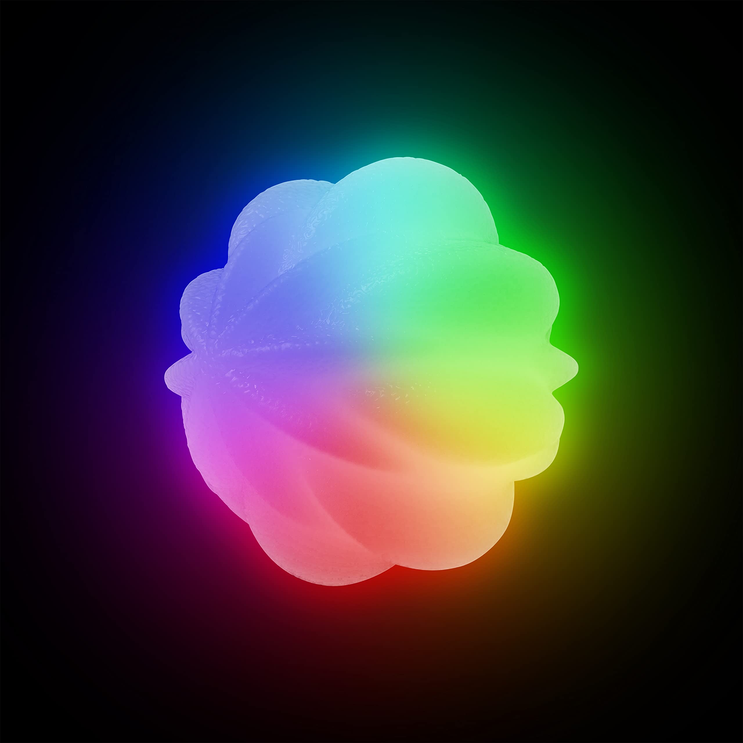 GlowStreak Wild LED Ball designed for night fetch and evening adventures