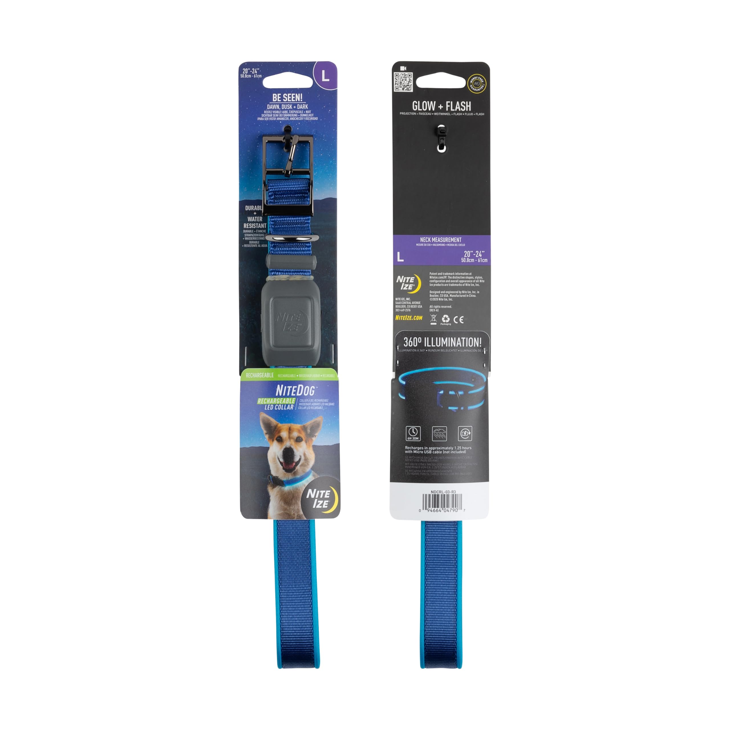 Nite Ize NiteDog collar mejora la seguridad en la oscuridad