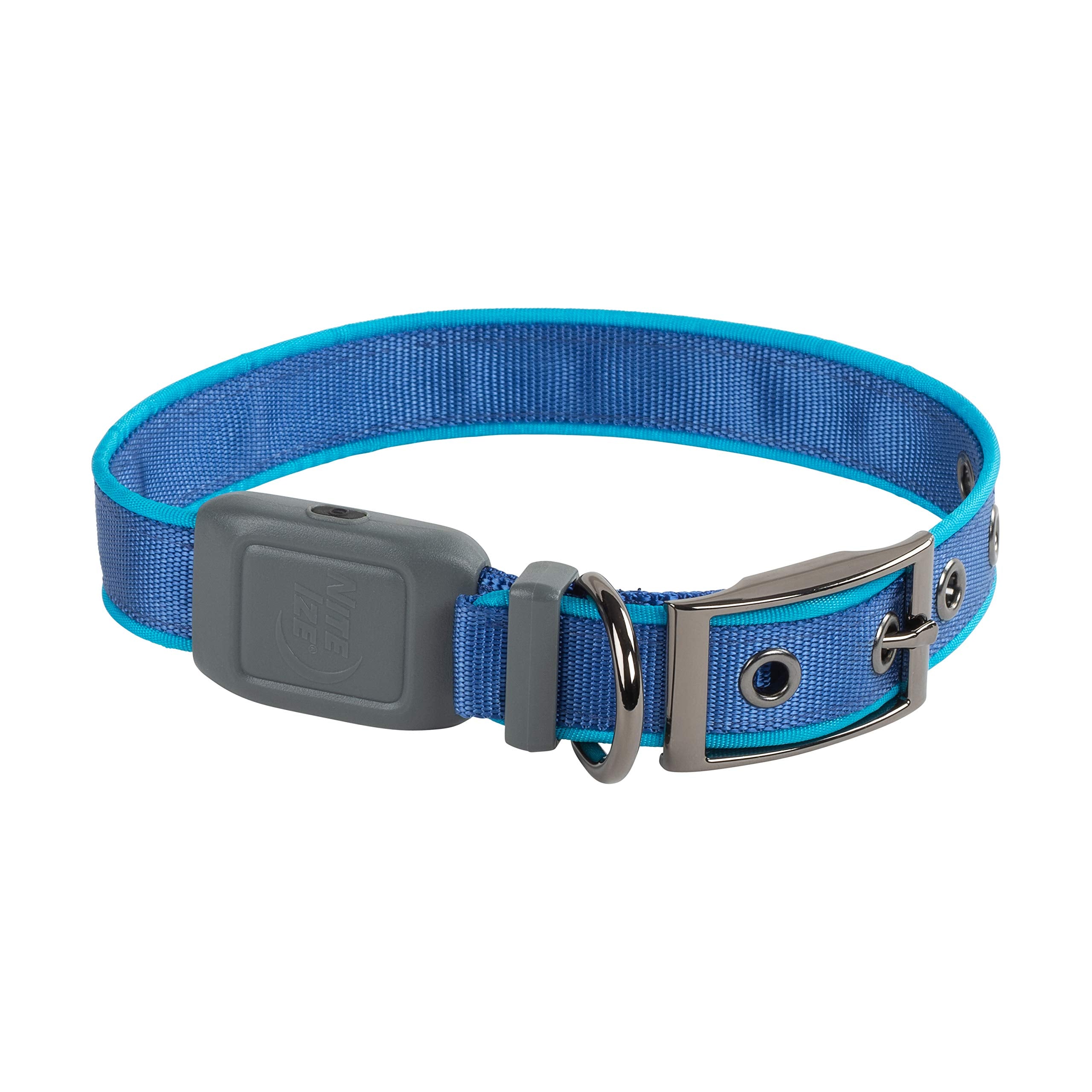 Nite Ize NiteDog LED Collar shows charging status during quick recharges.