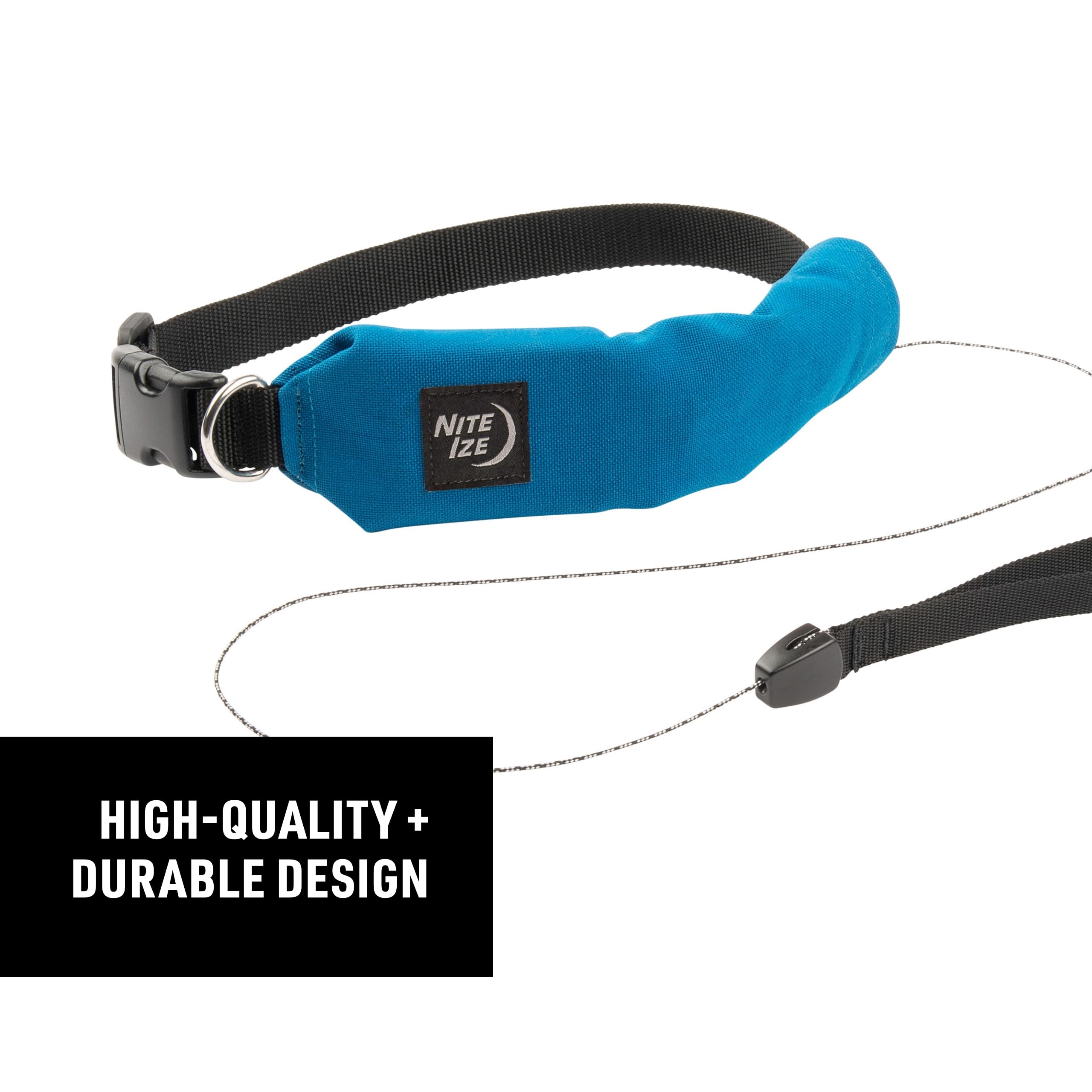 Nite Ize Raddog blue leash-extended: 36 inches extends for controlled off-leash moments.