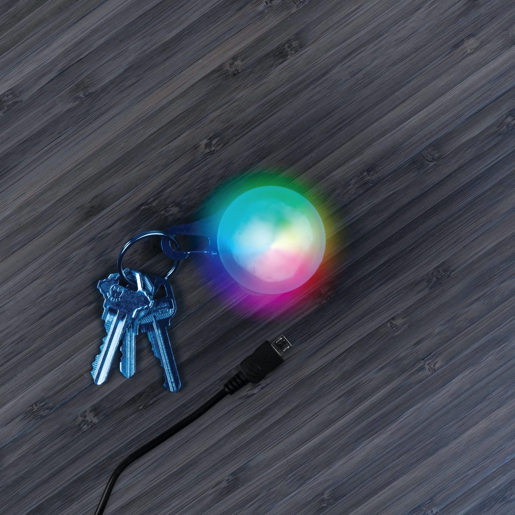 Nite Ize SpotLit XL LED light in action on a leash showcases practical visibility