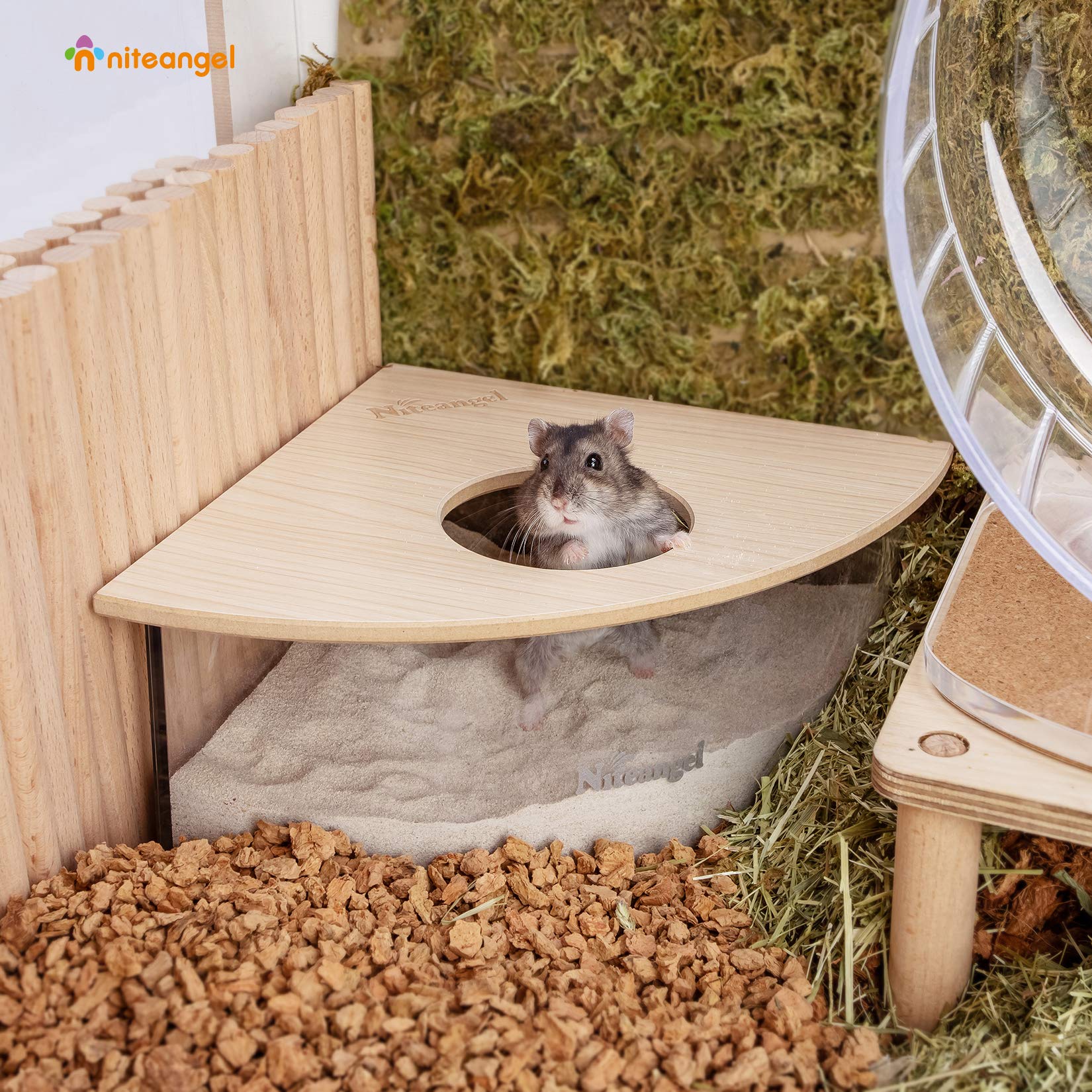 Niteangel sand-bath box easy-clean materials helps quick maintenance after playtime
