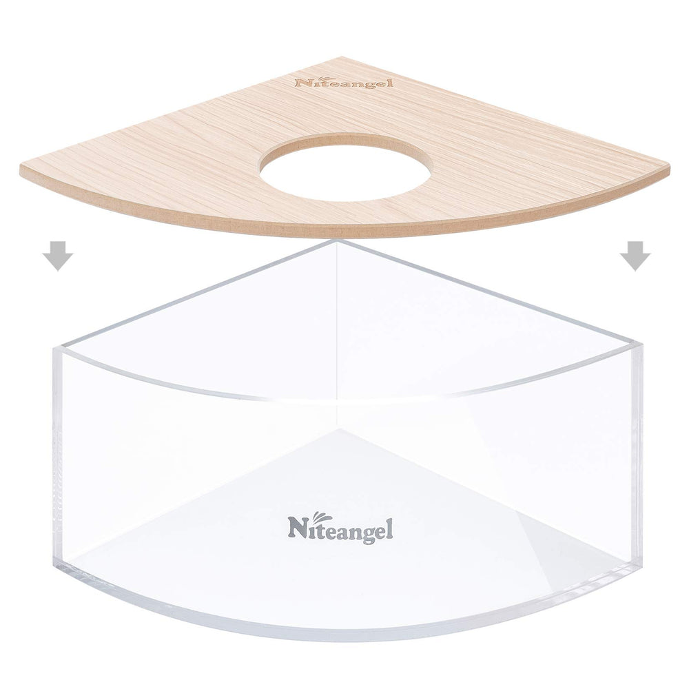 Niteangel sand-bath box spacious dig-area supports natural burrowing behaviors