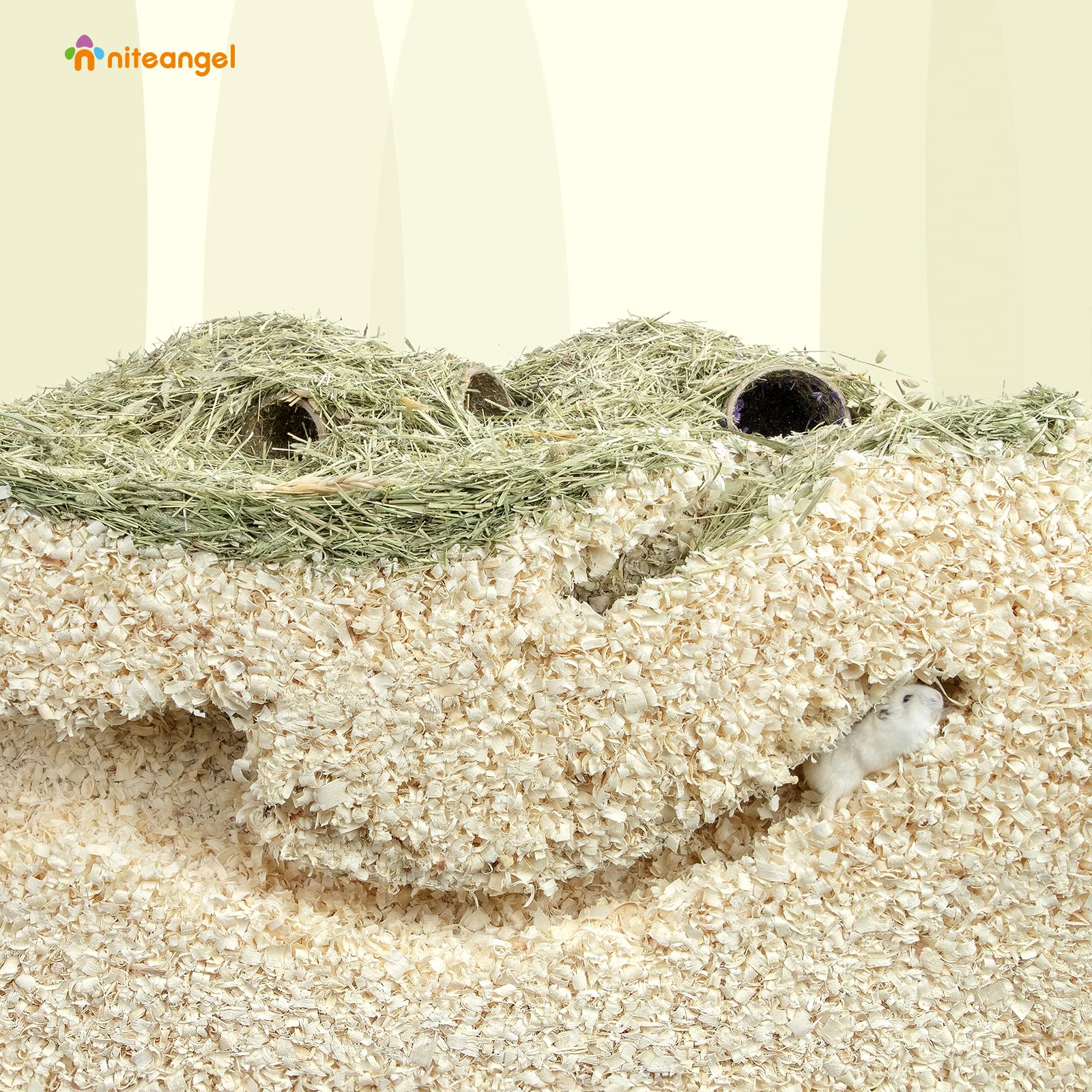 Niteangel Aspen Bedding has natural aroma with no added color