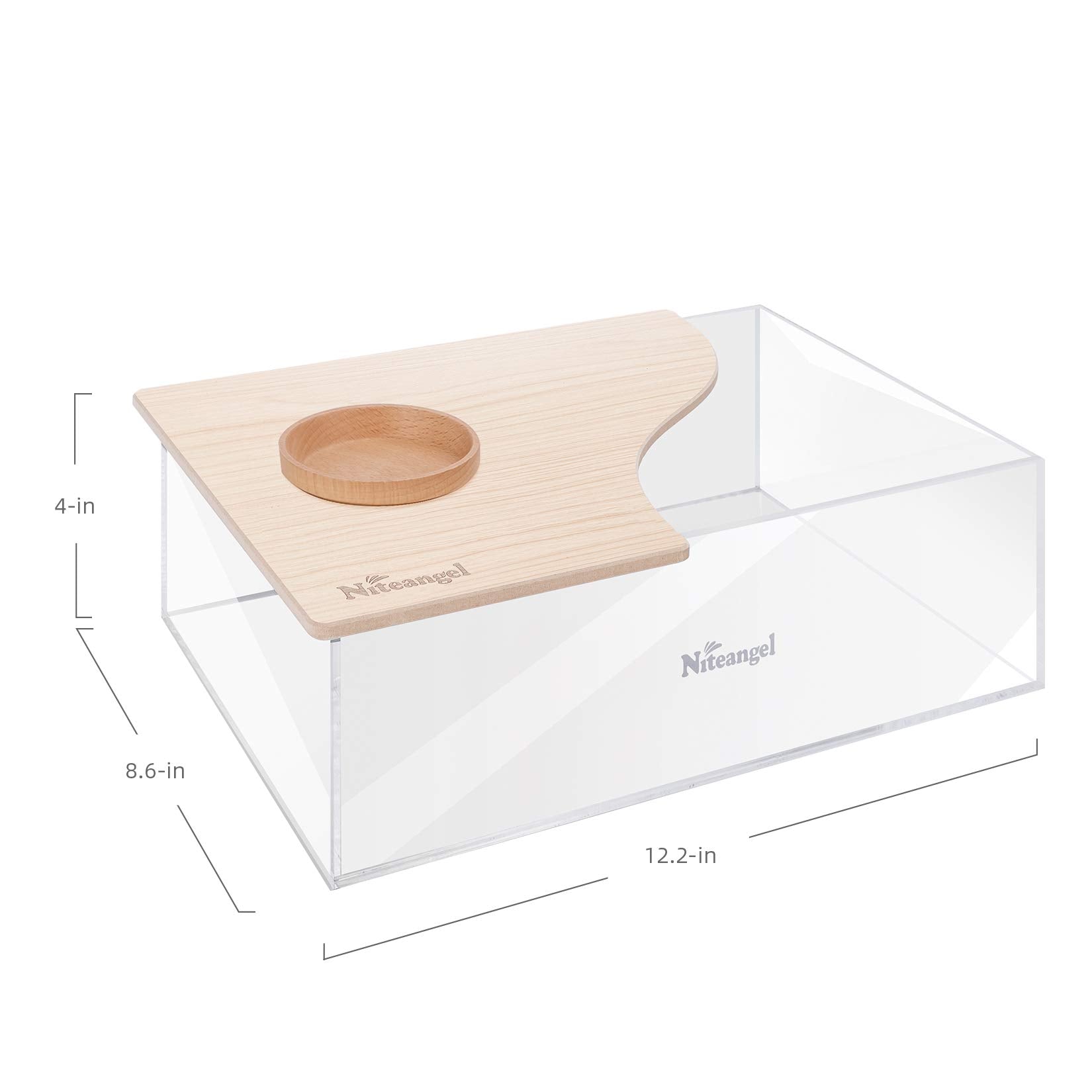 Niteangel Sand-Bath Box designed to fit Bigger World Series cages for easy setup.