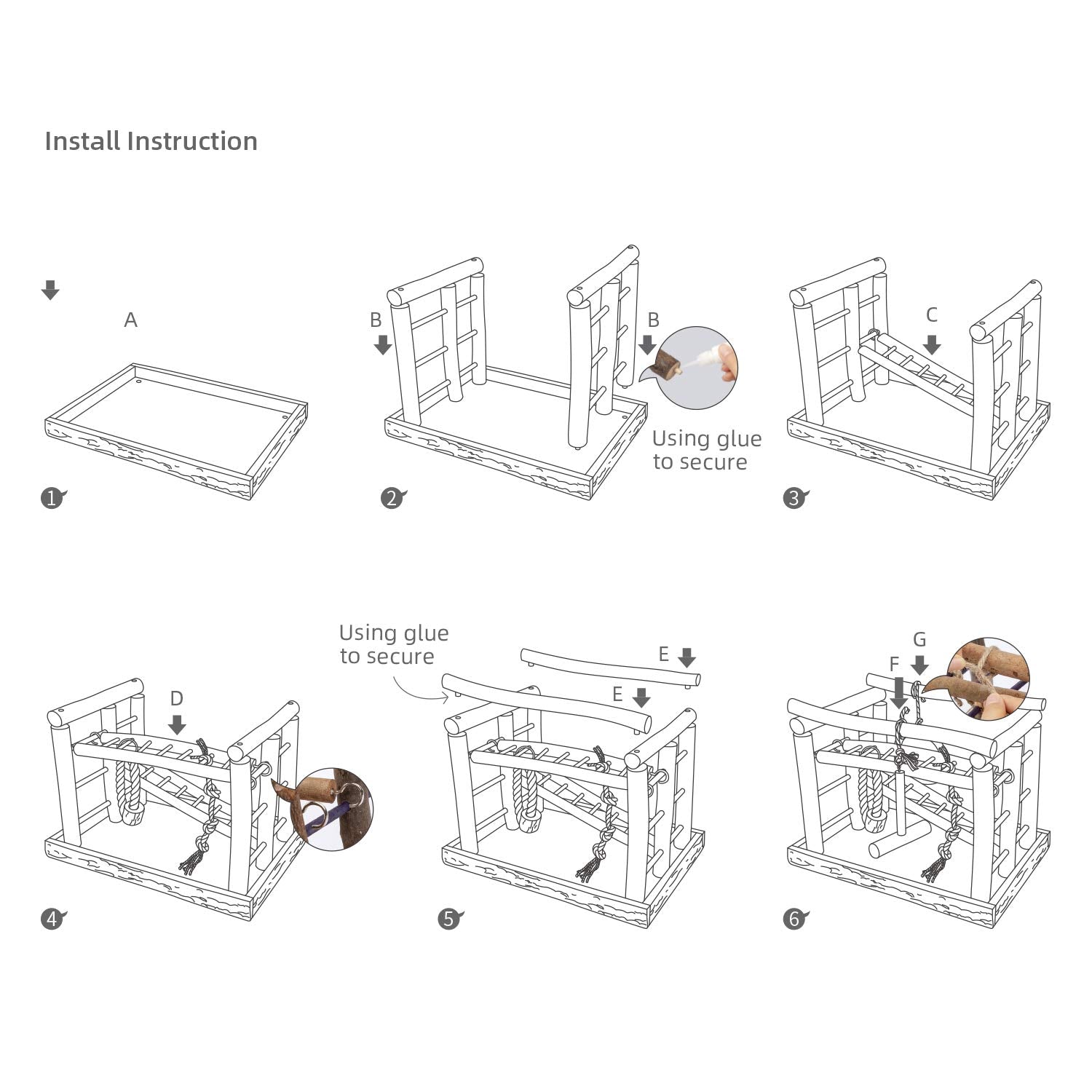 Niteangel Bird Activity Center top-cage placement shows new scenery.