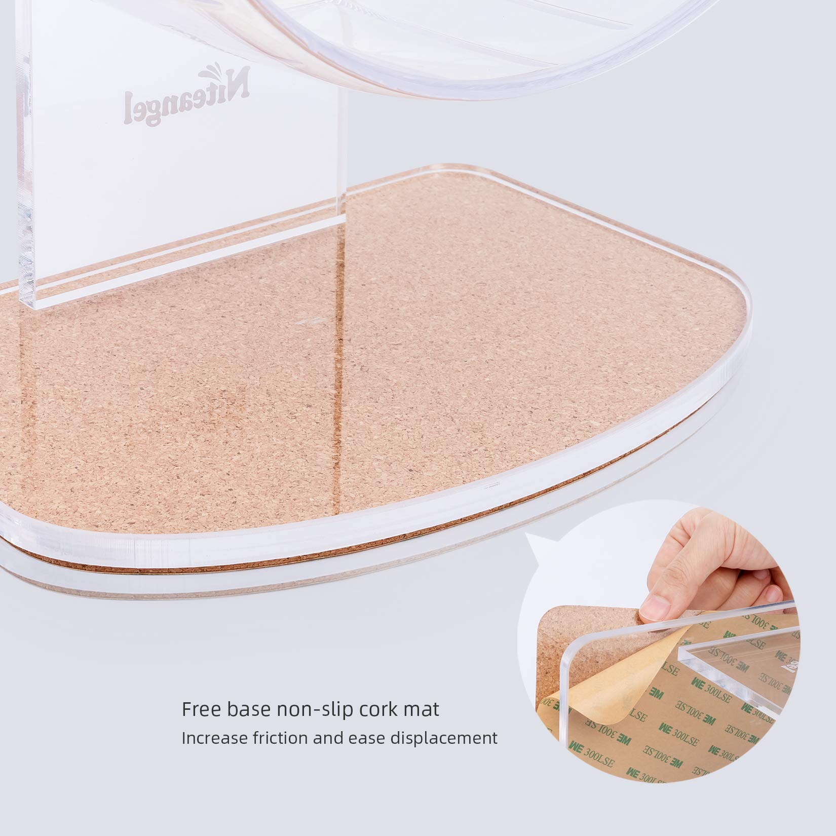 Niteangel compact-design fits small habitats without crowding space.