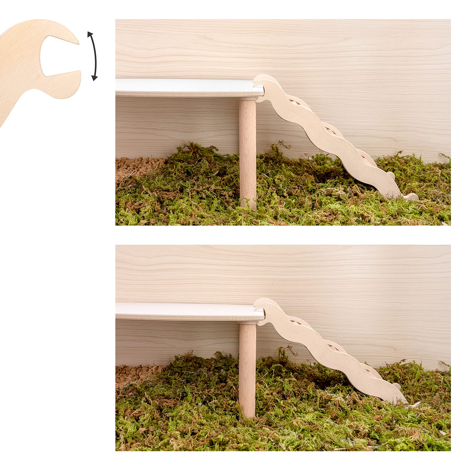 Niteangel hamster climbing toy dimensions 10-35-in length helps you plan a balanced cage corner.