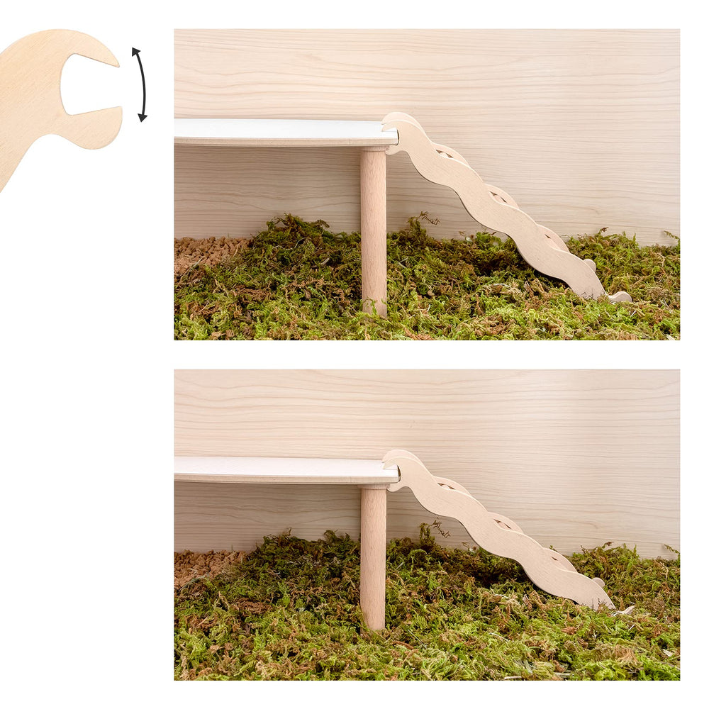 Niteangel hamster climbing toy dimensions 10-35-in length helps you plan a balanced cage corner.