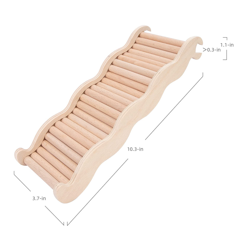 Niteangel hamster climbing toy in-use image highlights interactive play and built-in stability.