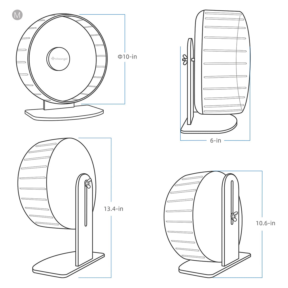 Niteangel compact design saves space in small habitats