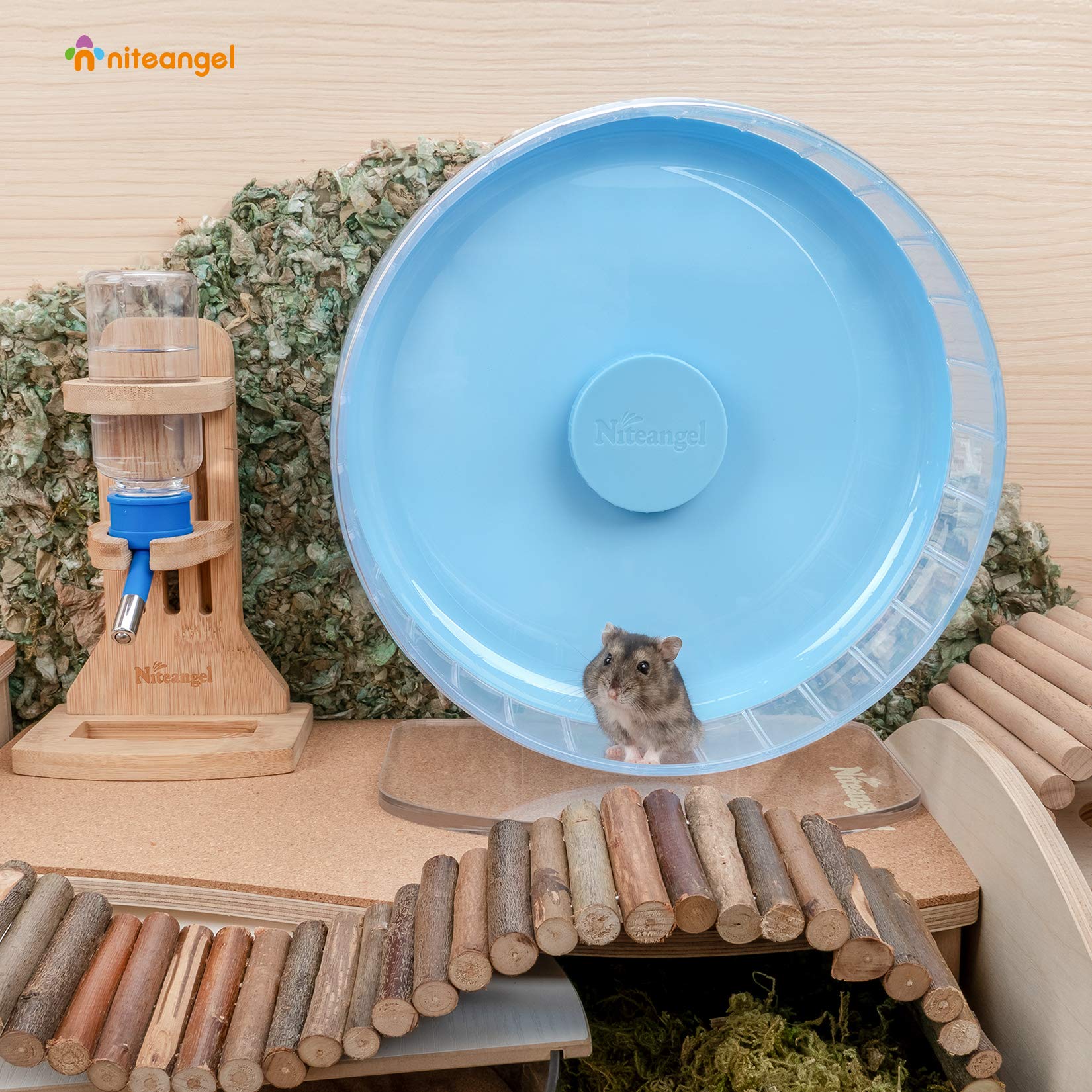 Niteangel wheel shows quiet spin ideal for night-time play
