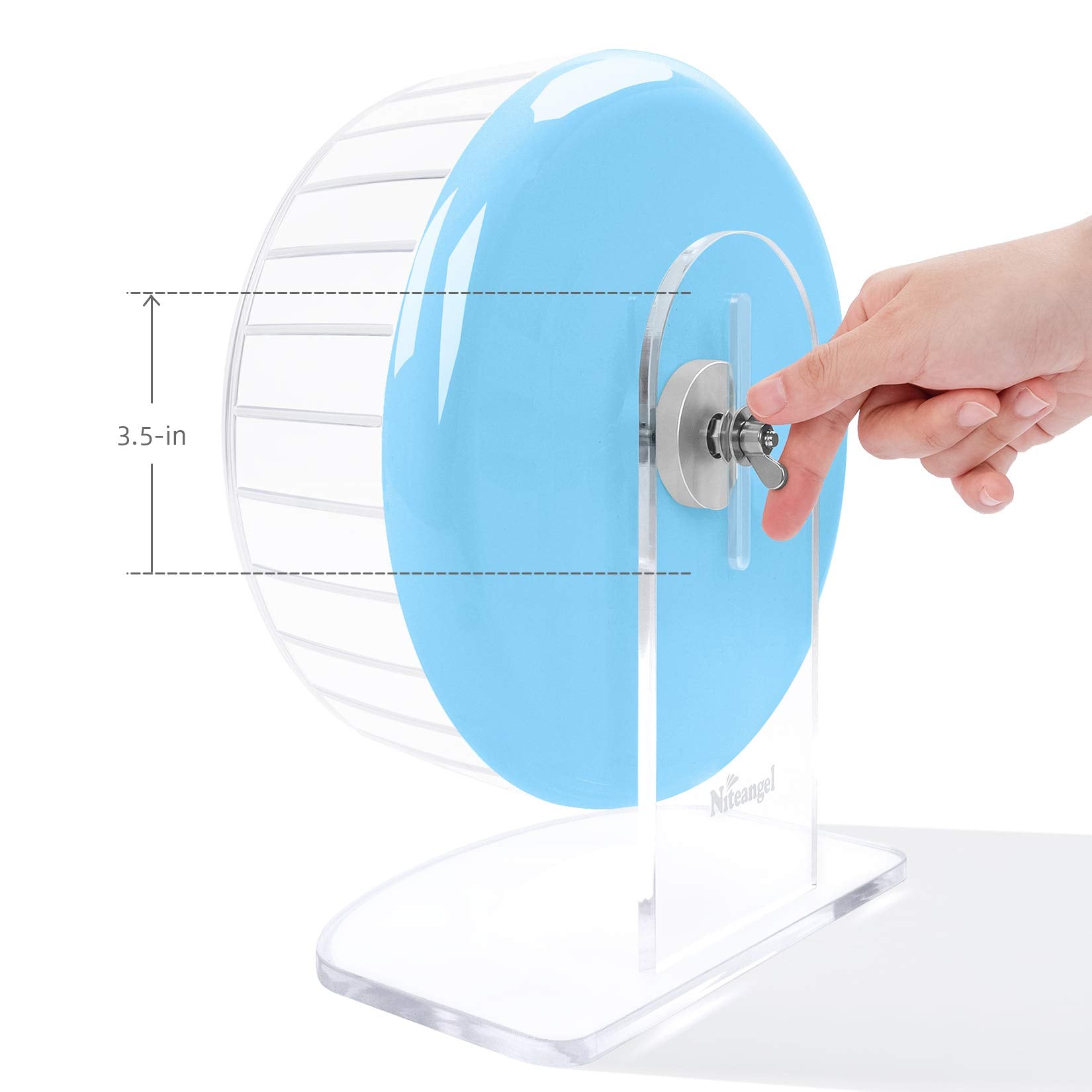 Niteangel PS plastic and acrylic base offer durability and clear visibility