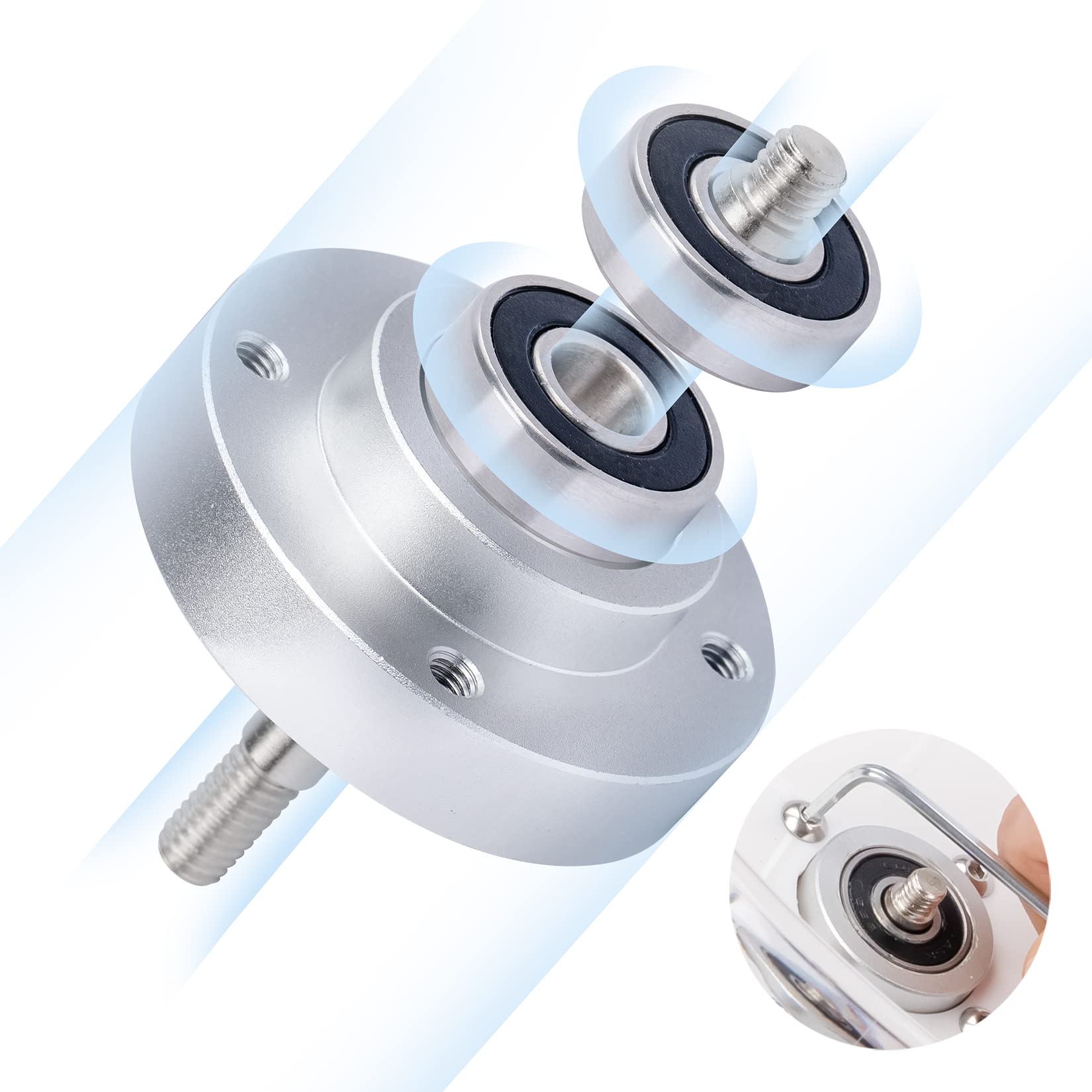 Niteangel Silent Wheel dual-bearing design delivers near-silent rotation.