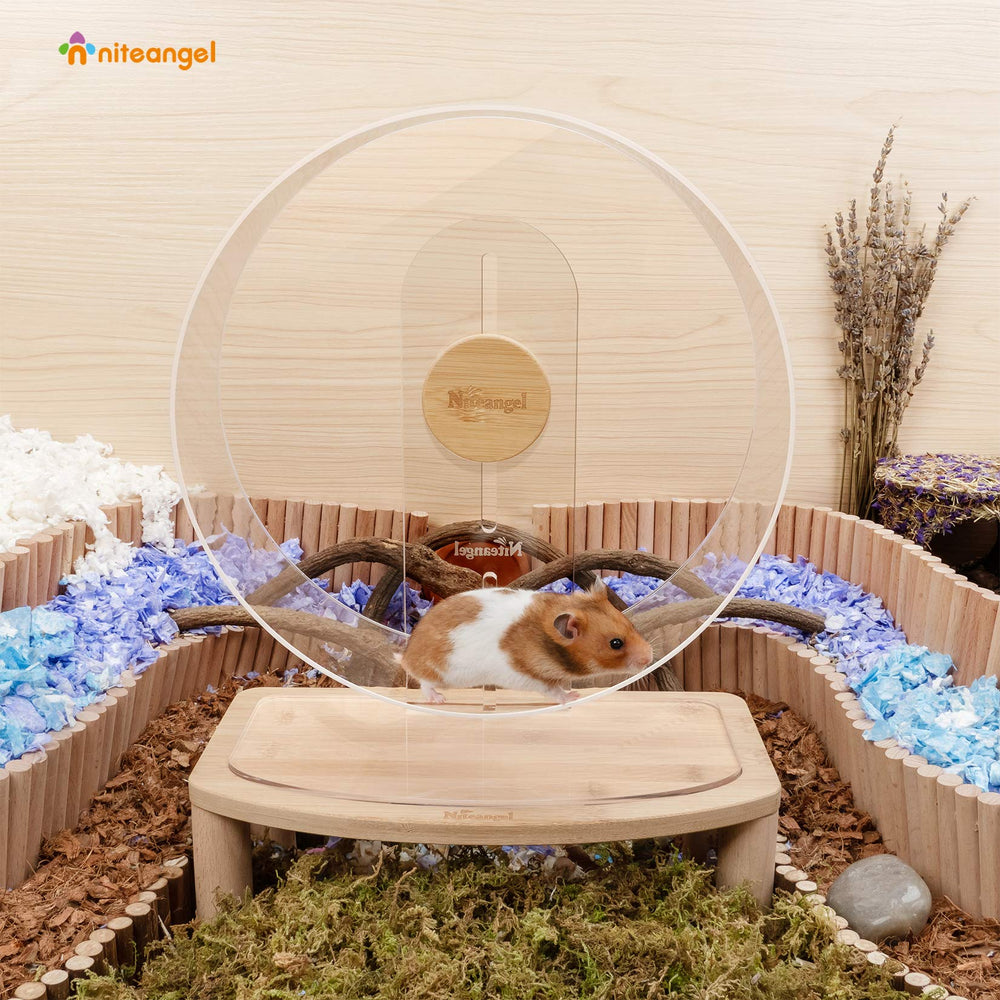 Niteangel Silent Wheel fits on multi-chamber maze platforms.