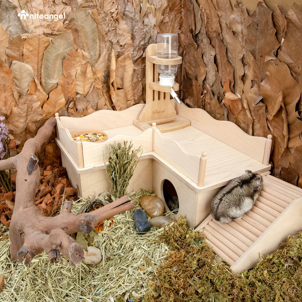 Niteangel small pet enrichment play area—engaging space for running, nesting, and more.