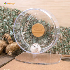 Niteangel wheel running-drum closeup highlights durable PS plastic for long-lasting play.