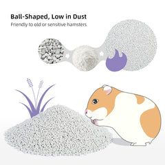 Niteangel Training Litter Potty Sand dust-free texture ideal for sensitive noses.